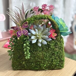 Unique Handmade Succulent Arrangement